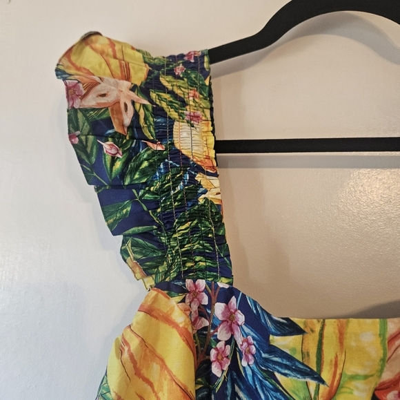 Farm Rio Capirinha Tropical Print Mini Dress XL - Picture 4 of 9